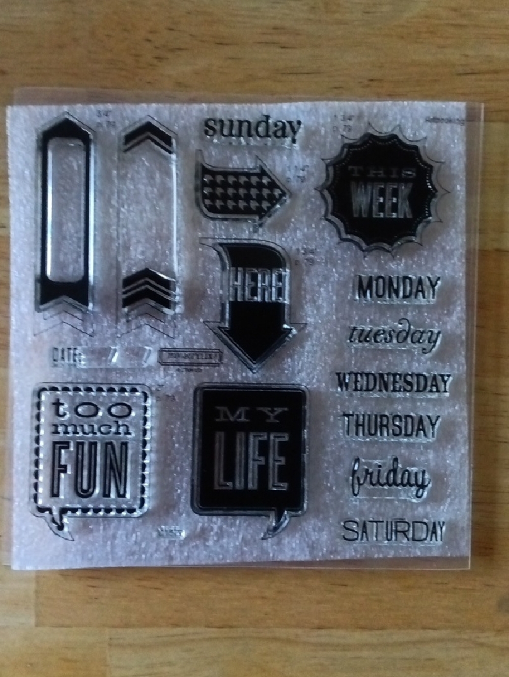 Close to My Heart Acrylic Stamp Set D1572 My Life